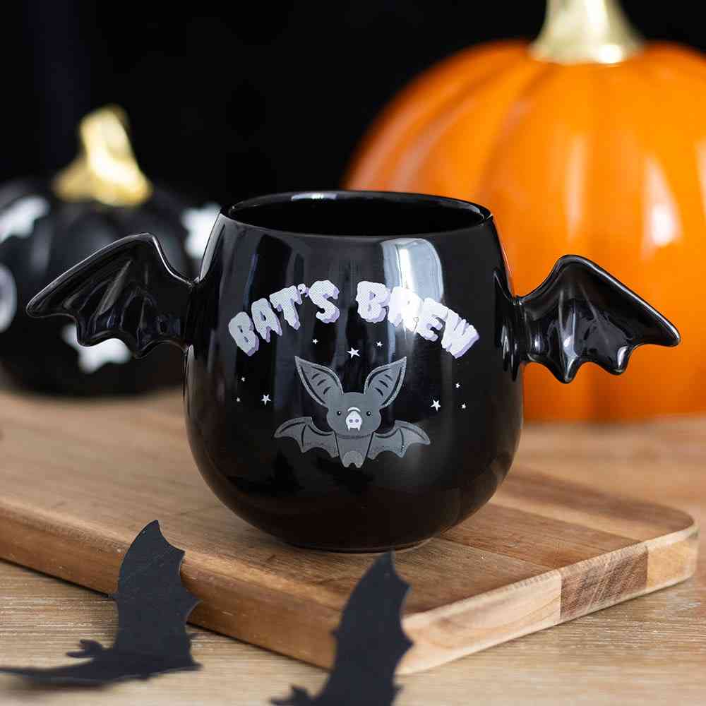 Something Different - Bat's Brew Bat Wing Mug - Black